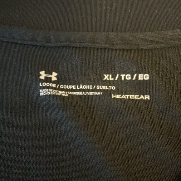 Men XL/TG/EG Black UnderArmour long sleeve - Picture 3 of 6